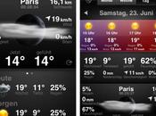 WeatherSnitch, météo mode plein écran iPhone...