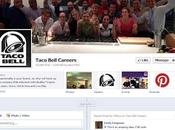 Taco Bell Careers animation très visuelle Facebook comme présence synthèse