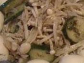 Salade concombre, champignon bocconcini