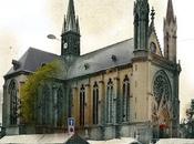 L'église saint #Thomas, avenue #Laon. jour marché avant guerre.