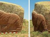 Deux sculptures lions grandeur nature découvertes Turquie