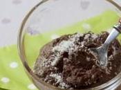 Mousse chocolat express sans oeuf, noix coco tofu soyeux (vegan)