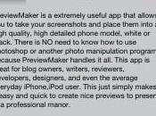Preview Maker disponible l&#8217;App store