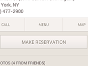 Foursquare réservation d’une table dans restaurant