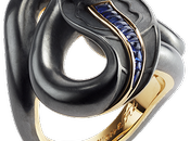 Luxe Black Serpent ring Fabergé