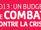 2013 budget combat contre crise