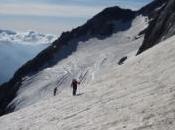 glaciers fondent comme neige soleil