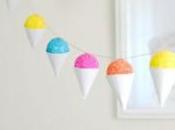 Créer guirlande glaces