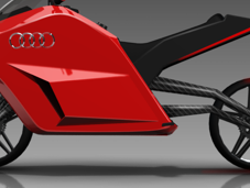 Prototype Audi E-Bike, moto futur