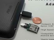 Mobile Solution pour utiliser microSD sans port mémoire
