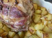 Echine porc rôtie l'ail