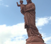 statue Notre-Dame France réapparaitre