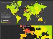 Regardez temps réel trafic mondial web…