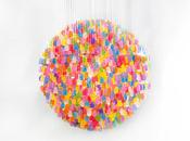 "Candelier" lustre oursons gélatineux, Kevin Champeny Design
