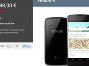 Pénurie smartphone Google Nexus suivez disponibilité application