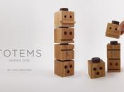 totems decorative wooden building blocks