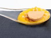 Cuillères foie gras chutney mangue