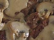 Médaillons filet mignon/fourme d'Ambert champignons