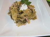 choux milan poëlés lardons philadelphia