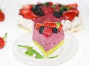 Entremet fruits rouges pistache
