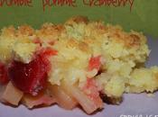 Crumble pomme-cranberry