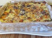 Quiche rustique, potiron châtaigne