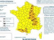 Neige départements alerte orange