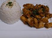 Poulet laqué Teriyaki glazed chicken