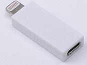 Adaptateur Lightning vers micro broches pour tout connecter