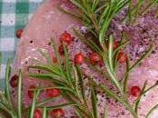 Pavés d'Espadon, Marinade Baies Roses