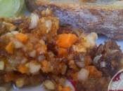 Salade chiquetaille harengs saur antillaise