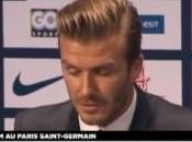 David Beckham Paris-Saint Germain pour mois (vidéo)