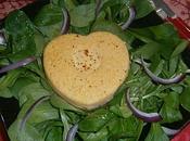 flans valentin saumon fumé, chèvre sauce hollandaise