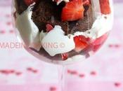 Trifle fraises brownies