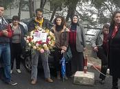 Alger: Rassemblement devant l'ambassade Tunisie hommage Chokri Belaid