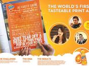 Fanta lance première publicité print mange
