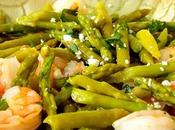 Salade d'asperges crevettes