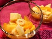 Salade fruits vitaminée (orange, mangue, banane, pomme vanille)