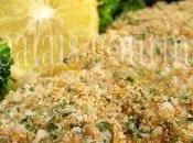 Filets poisson croûte citronnée