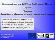 MDHC Tizi-Ouzou: Conférence surveillance l’observation procès; pour procès équitable»