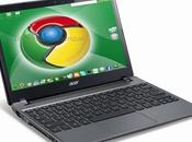Test l'ordinateur portable Acer Chromebook C710 sous Chrome
