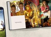 Blurb Samsung lancent appli pour faire album photo depuis Galaxy