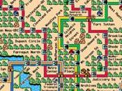 métro Washington sous forme carte Super Mario Bros