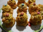 Religieuses printanières trois parfums Spring cream puffs with flavors