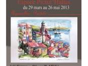 Exposition aquarelle-pastel l’Espace Pictur’Halles Morestel mars 2013