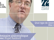 Séminaire l'Institut Coppet autour Nigel Ashford