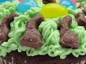 Cupcakes chocolat "atomique", version Pâques