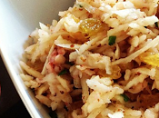 Salade cèleri, pommes moutarde cassis Dijon