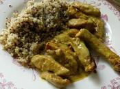 Emincé veau curry