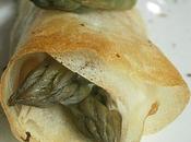 croustillant d'asperges vertes